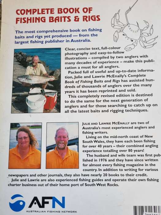 AFN Complete Book of FISHING BAITS & RIGS Saltwater & Freshwater JULIE & LAWRIE McENALLY angling