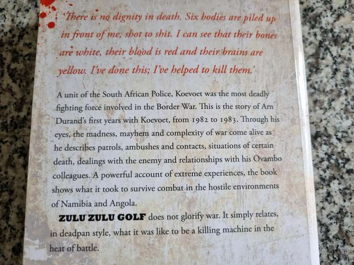 ZULU ZULU GOLF Life and Death with Koevoet ARN DURAND