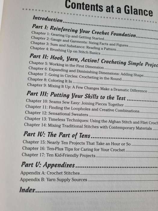CROCHET PATTERNS for DUMMIES SUSAN BRITTAIN Over 50 Patterns