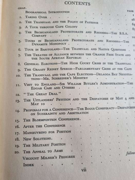 THE MILNER PAPERS  (South Africa ) 1897 - 1899 Cassell & Company 1931