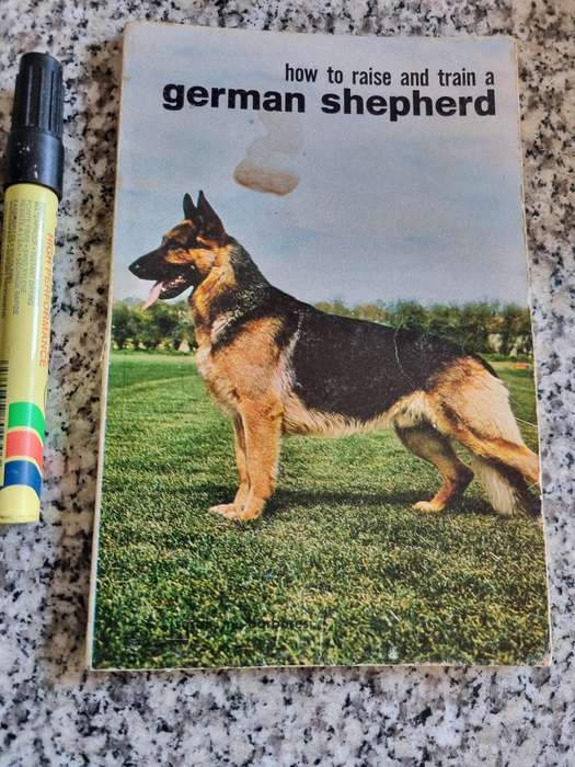 How to Raise and Train a German Shepherd Sara M Barbaresi  ( Alsatian dogs ) booklet