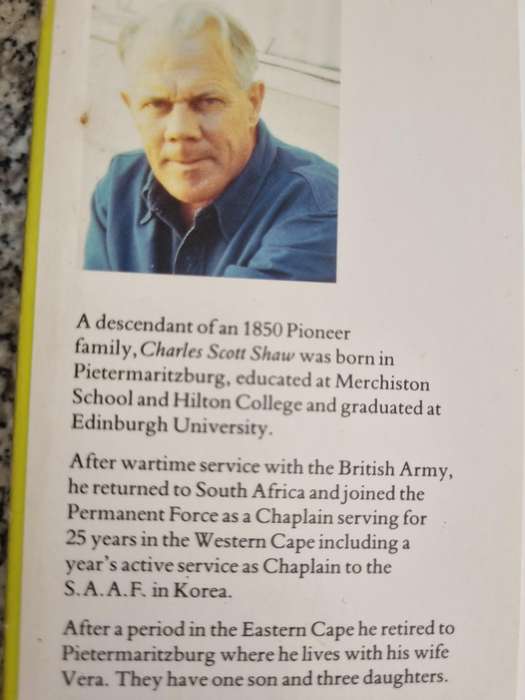 STORIES FROM THE KARKLOOF HILLS CHARLES SCOTT SHAW ( KwaZulu Natal Midlands  ) incl Hilton College