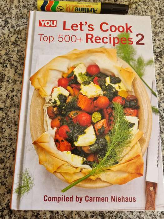 YOU LET'S COOK TOP 500+ RECIPES 2 COMPILED by CARMEN NIEHAUS 500 Plus Recipes Like New