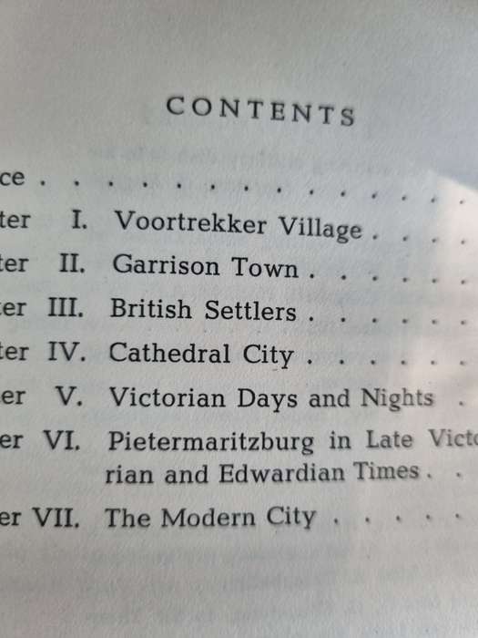 PORTRAIT OF A CITY ALAN F HATTERSLEY  1951 (The City is Pietermaritzburg )