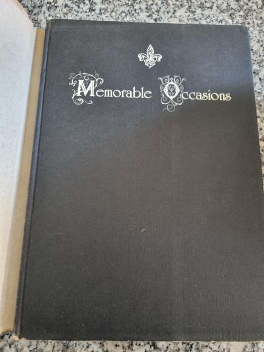MEMORABLE OCCASIONS  COOKBOOK OF FLEUR de LYS HILTON COLLEGE 1986 KwaZulu Natal