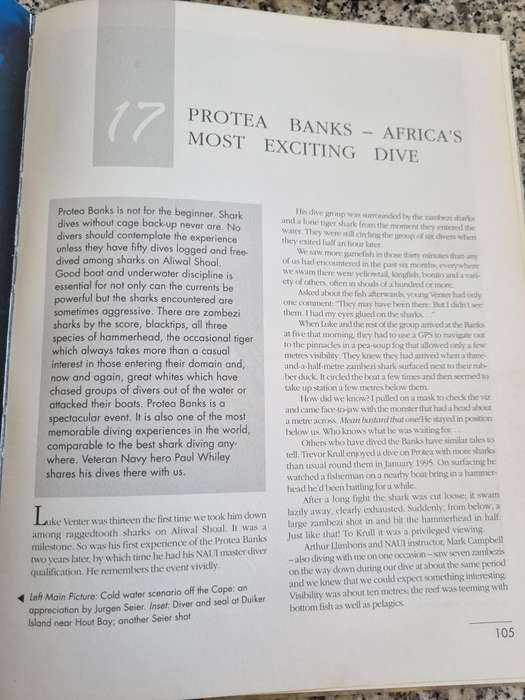 ULTIMATE HANDBOOK ON DIVING IN SOUTHERN AFRICA  AL J VENTER (  skindiving diving history shipwrecks