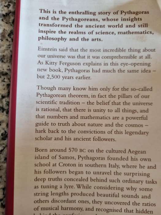 PYTHAGORAS His Lives & the Legacy of a Rational Universe KITTY FERGUSON