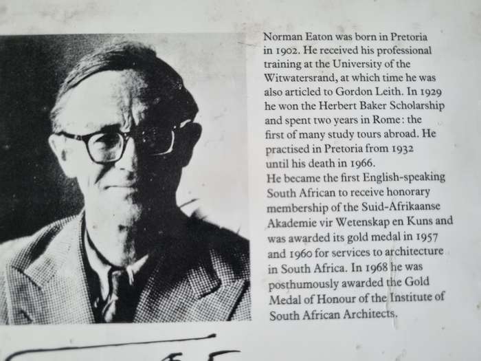 NORMAN EATON ARCHITECT A study of the work of the South African 1902 - 1966 CLINTON HARROP-ALLIN