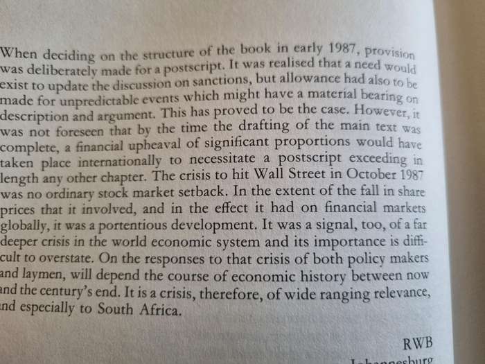 ECONOMICS in a REVOLUTIONARY SOCIETY Sanctions & the transformation of South Africa R W BETHLEHEM