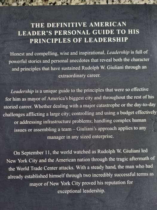 GIULIANI LEADERSHIP