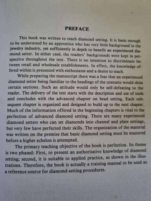 DIAMOND SETTING The professional  Approach ROBERT R WOODING ( Jewelry ring precious stones  Jewelley
