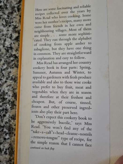 Miss READ'S COUNTRY COOKING  or to cut a cabbage leaf ( Reads )