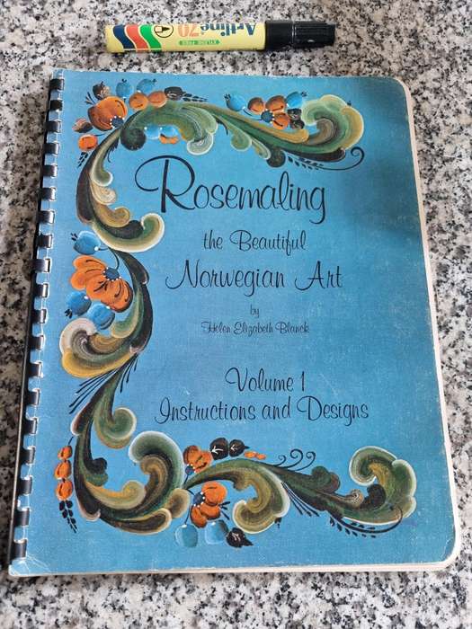 ROSEMALING the beautiful NORWEGIAN ART HELEN ELIZABETH BLANCK Volume 1 Instructions & Designs