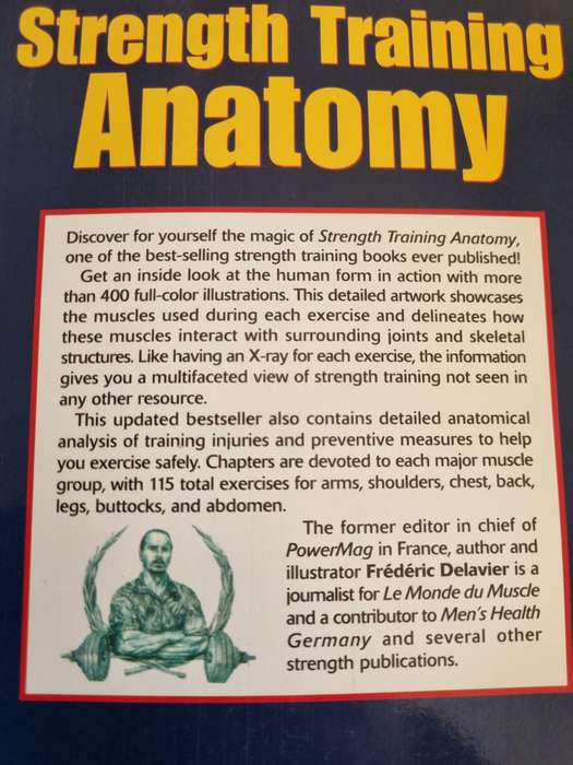 STRENGTH TRAINING ANATOMY FREDERIC DELAVIER  Second Edition ( Fitness Body Muscle Building )