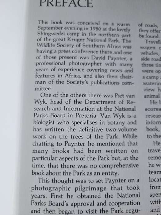 KRUGER PORTRAIT OF A NATIONAL PARK by DAVID PAYNTER WILF NUSSEY Kruger National Park incl History