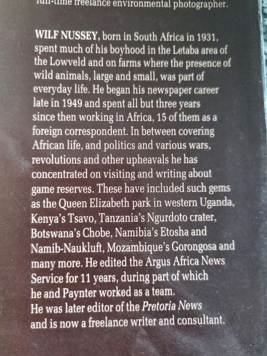 KRUGER PORTRAIT OF A NATIONAL PARK by DAVID PAYNTER WILF NUSSEY Kruger National Park incl History