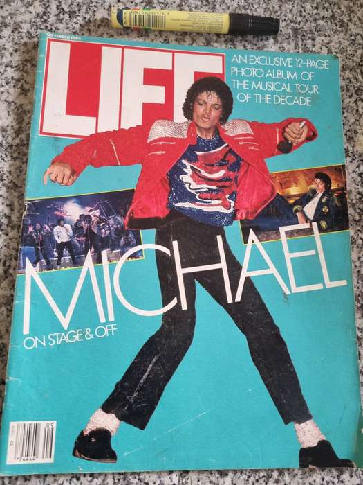 MICHAEL JACKSON LIFE Magazine September 1984 An Exclusive 12 pg Photo Album Musical Tour of Decade