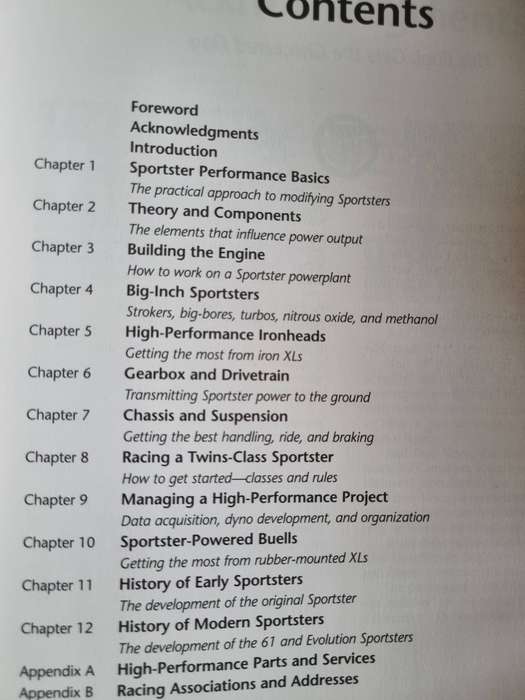 HARLEY DAVIDSON SPORTSTER PERFORMANCE HANDBOOK  MOTORBOOKS Workshop 1997  (  Motorcycles bikes