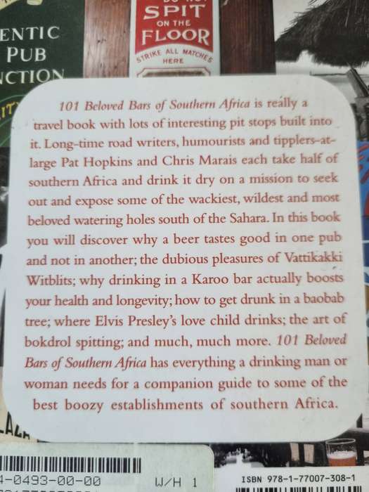 101 Beloved Bars of Southern Africa By Chris Marais & Pat Hopkins