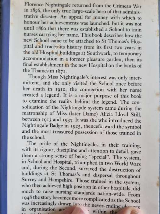 THE NIGHTINGALE SCHOOL 1860 -1996 ROY WAKE (  nursing )