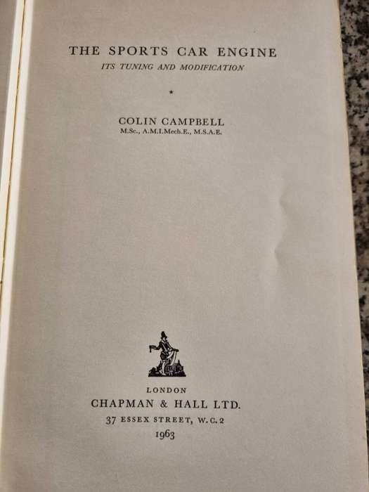 THE SPORTS CAR ENGINE Its Tuning and Modification  COLIN CAMPBELL ( Motor mechanics )