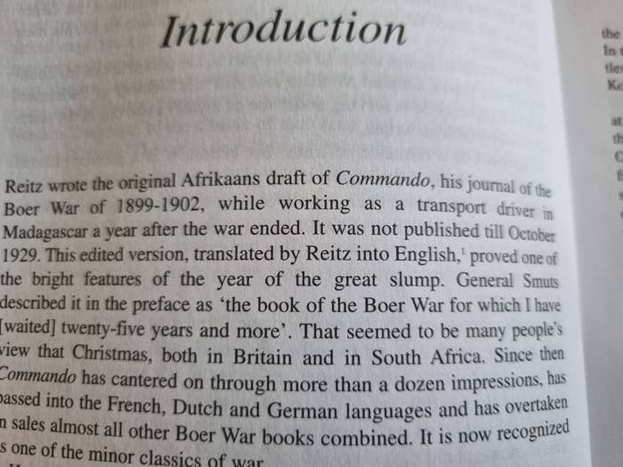 DENEYS REITZ COMMANDO A Boer Journal of the ANGLO BOER WAR