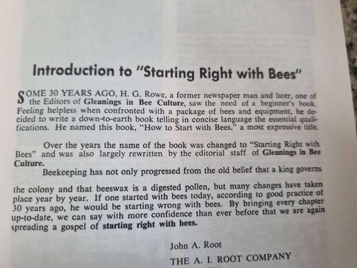 STARTING RIGHT WITH BEES A Beginner`s Handbook  Beekeeping Bee Keeping