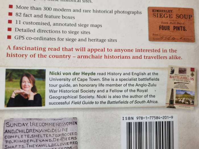 GUIDE TO THE SIEGES OF SOUTH AFRICA NICKI VON DER HEYDE