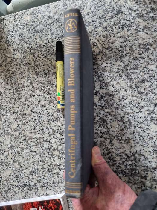 CENTRIFUGAL PUMPS and BLOWERS  by AUSTIN H CHURCH 12th Printing 1967 ( engineering )