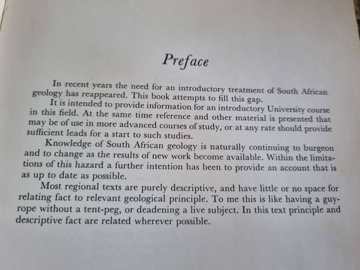 THE GEOLOGICAL EVOLUTION OF SOUTH AFRICA J F TRUSWELL ( geology )
