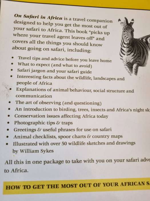 ON SAFARI IN AFRICA A Travel Companion PATRICK BRAKSPEAR 101 Things to Know when you Go