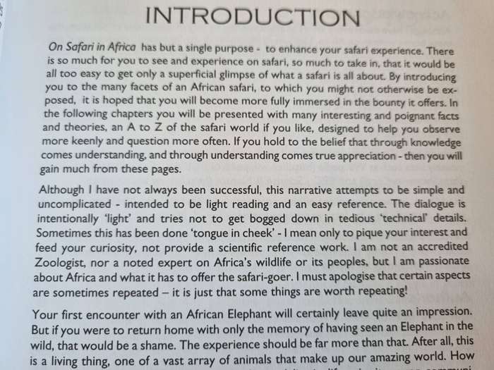 ON SAFARI IN AFRICA A Travel Companion PATRICK BRAKSPEAR 101 Things to Know when you Go