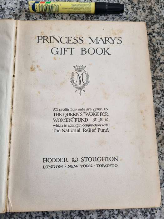 PRINCESS MARY'S GIFT BOOK HODDER & STOUGHTON 1914