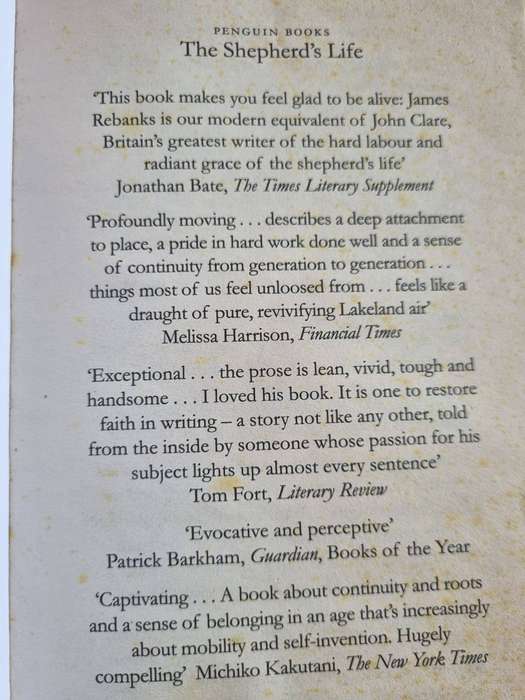 THE SHEPHERD`S LIFE JAMES REBANKS A Tale of the Lake District ( First Edition )