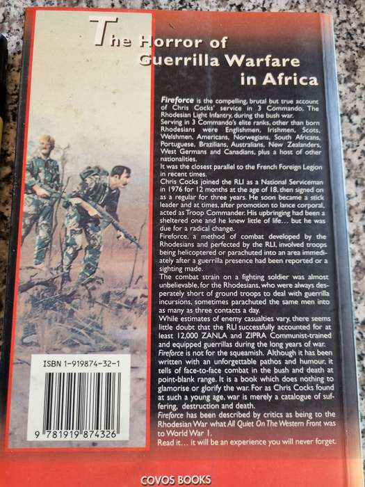 FIREFORCE CHRIS COCKS One Man`s War in the Rhodesian Light Infantry Second Editon