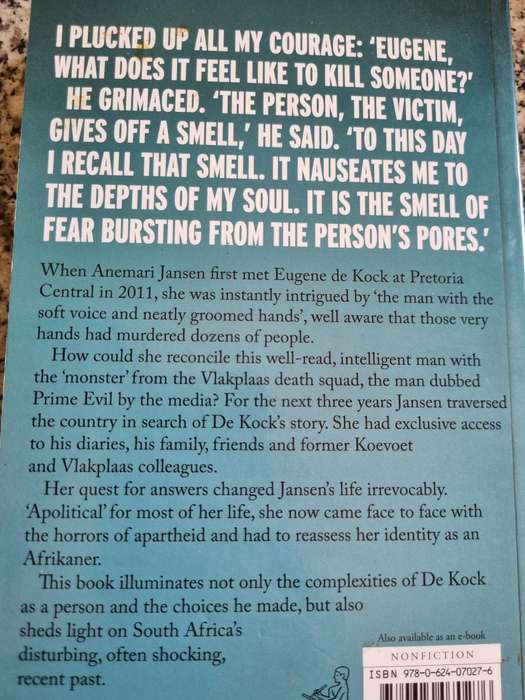EUGENE DE KOCK ASSASSIN FOR THE STATE ANEMARI JANSEN