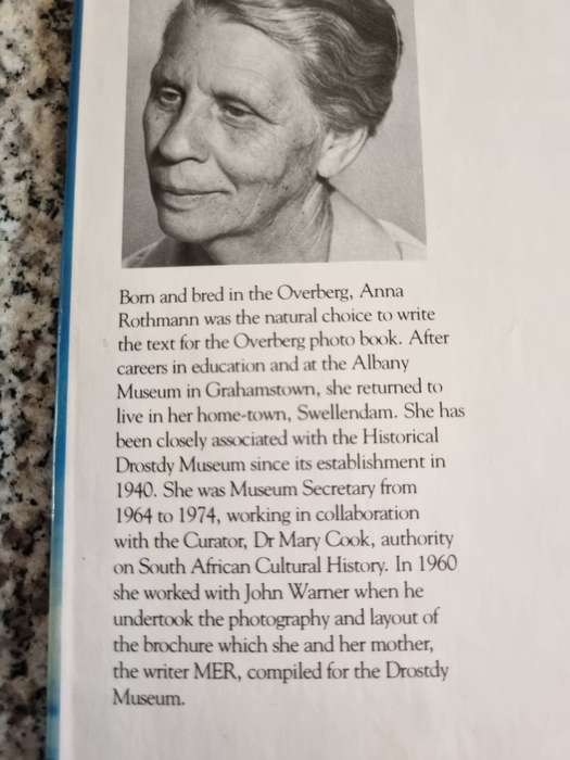 OVERBERG ANNA ROTHMANN JOHN WARNER  History and overview of the Southern Cape Region