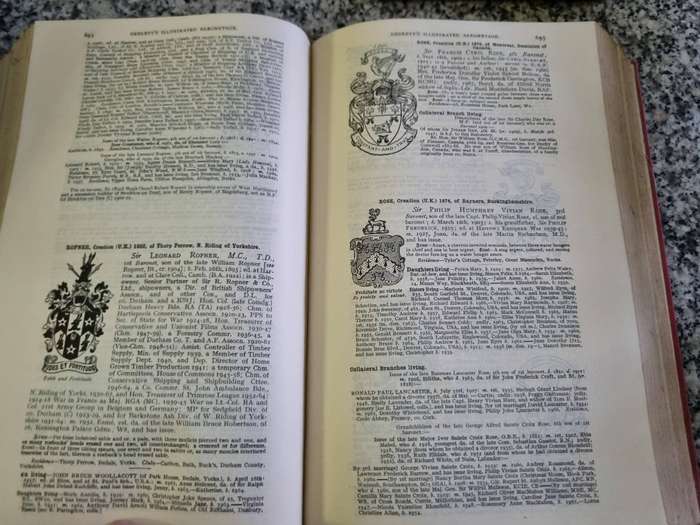 DEBRETT'S BARON ETAGE KNIGHTAGE & COMPANIONAGE 1969