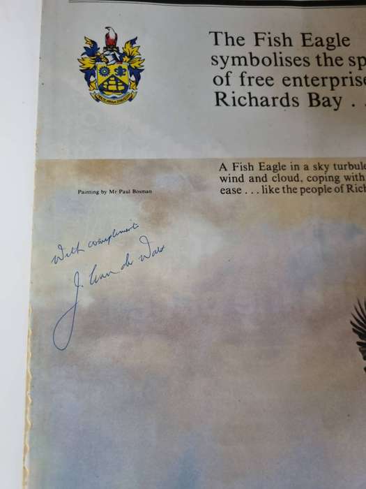THE WONDER OF RICHARDS BAY 1985 by and SIGNED BY J C  van der WALT