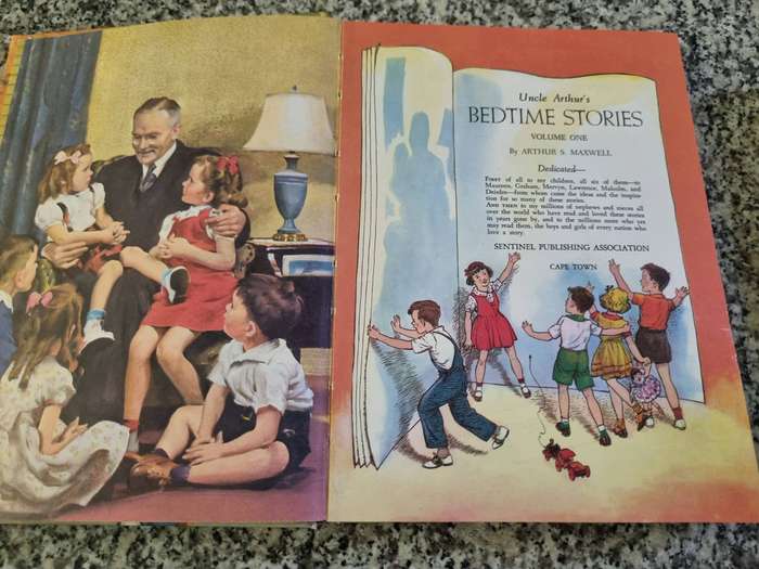 UNCLE ARTHUR's BEDTIME STORIES Volumes 1 to 5 Southern Publishing Cape Town circa 1964