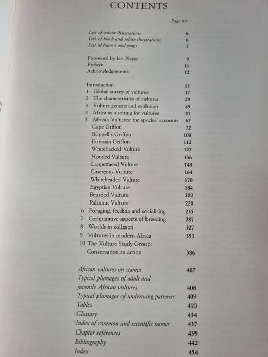 THE VULTURES OF AFRICA P MUNDY D BUTCHART J LEGER S PIPER ( Birds bird watching )