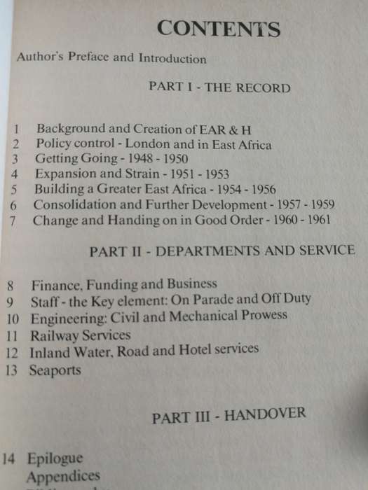 WAGON OF SMOKE Informal History of East African Railways & Harbours  1948 - 1961 ARTHUR F BECKENHAM