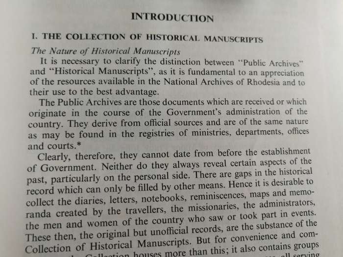 GUIDE TO THE HISTORICAL MANUSCRIPTS IN THE NATIONAL ARCHIVES OF RHODESIA T W BAXTER E E BURKE