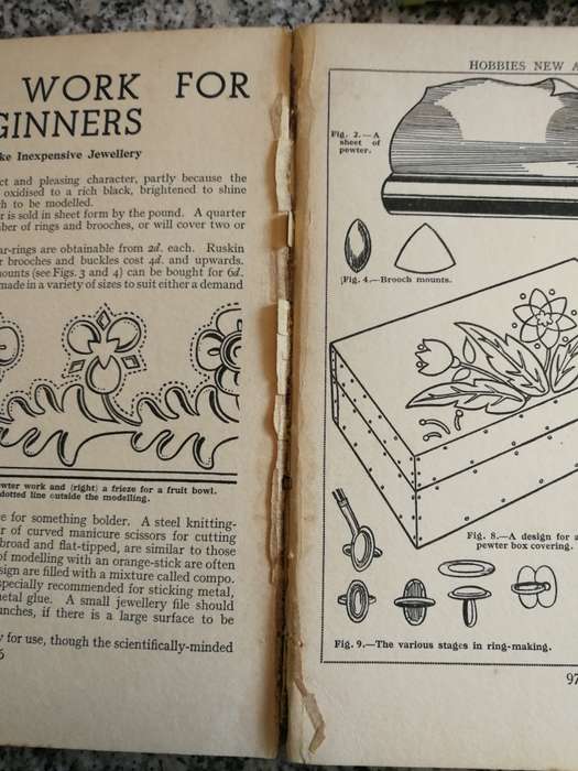 HOBBIES NEW ANNUAL EDITED BY F J CAMM Models Hobbies and Experiments Published around 1935