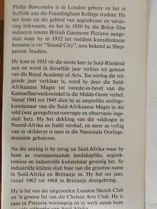 POTCHEFSTROOM 1838 - 1988 PHILIP BAWCOMBE Fwd. Prof. Tjaart van der Walt Text in English & Afrikaans
