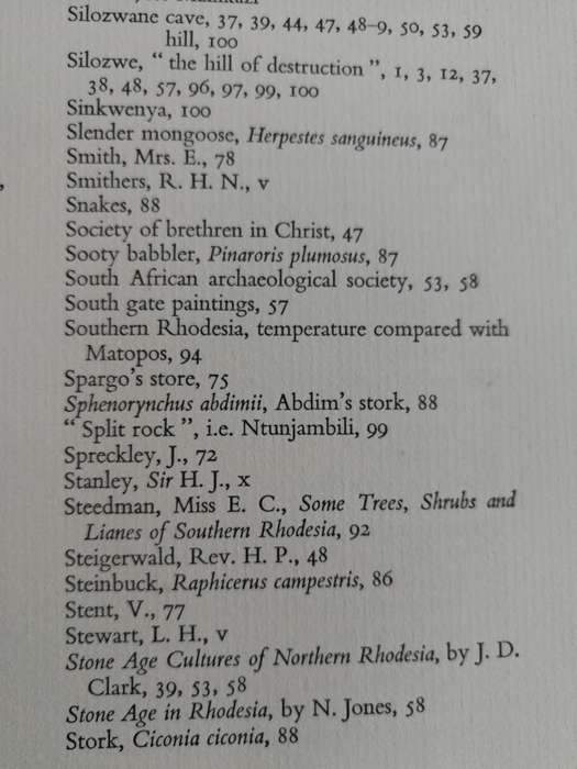 THE MATOPOS SIR ROBERT TREDGOLD ( Editor  ( Granite Hills close to Bulawayo Rhodesia Zimbabwe ) 1956