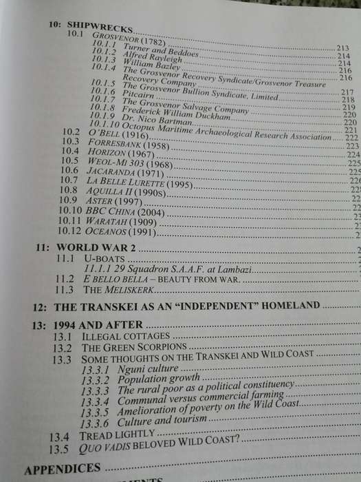 A HISTORY OF THE WILD COAST CLIVE DENNISON  SIGNED ( formally  Transkei ) ( includes shipwrecks )