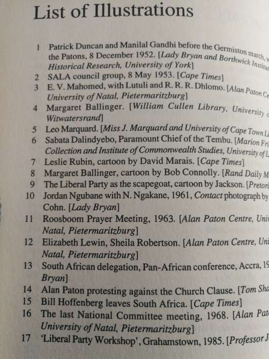 LIBERALS AGAINST APARTHEID A History 1953 - 68 RANDOLPH VIGNE  Politics South Africa appears Signed