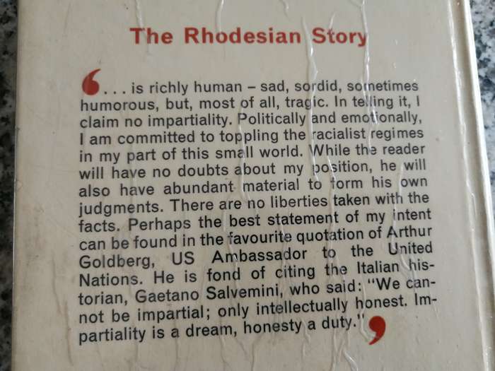 RHODESIA BACKGROUND TO CONFLICT B VULINDLELA MTSHALI Fwd. Kenneth Kaunda