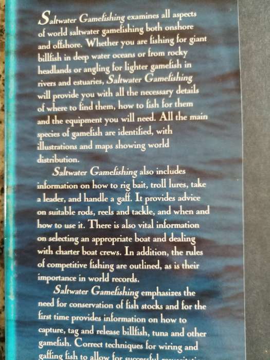 SALTWATER GAMEFISHING Offshore and Onshore PETER GOADBY  ( fishing incl. reference to Cape Town  )